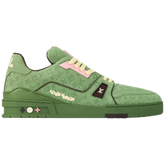 Louis Vuitton x Tyler, The Creator Trainer Sneaker Green / Pink